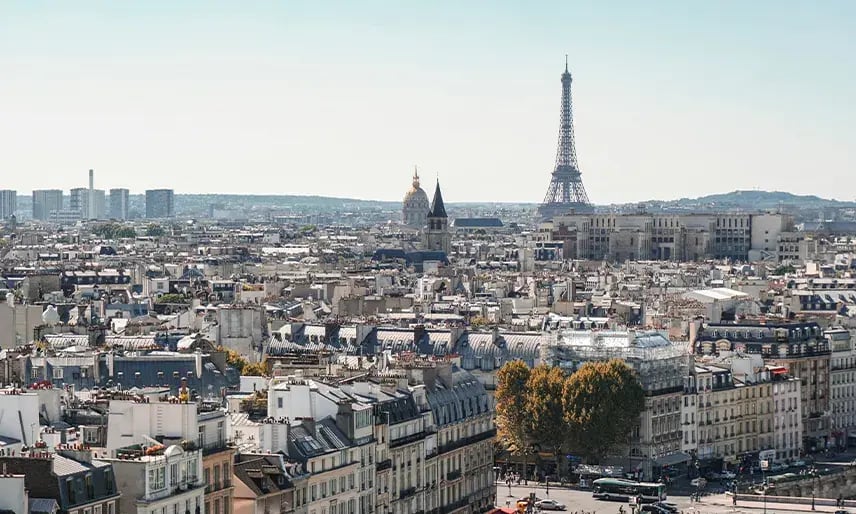 Panorama de Paris et Île-de-France, zone desservie par Sector Alarm