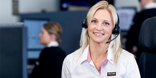 Alarm tilkoblet alarmstasjonen