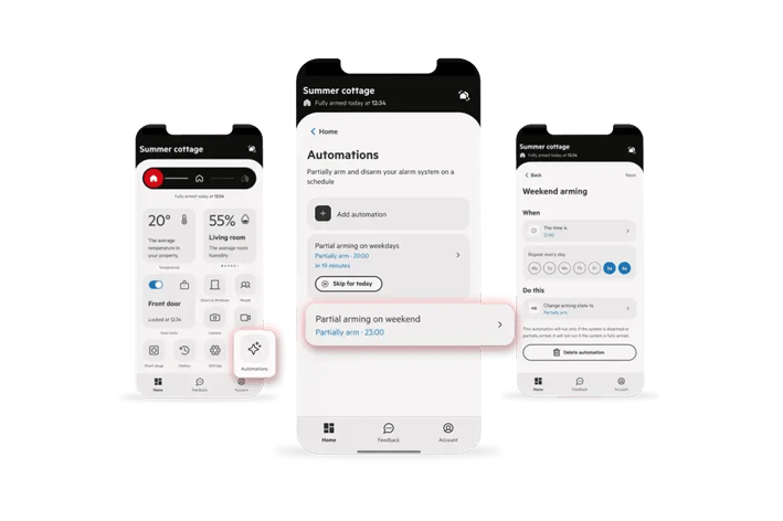 Benefits of alarm arming automations