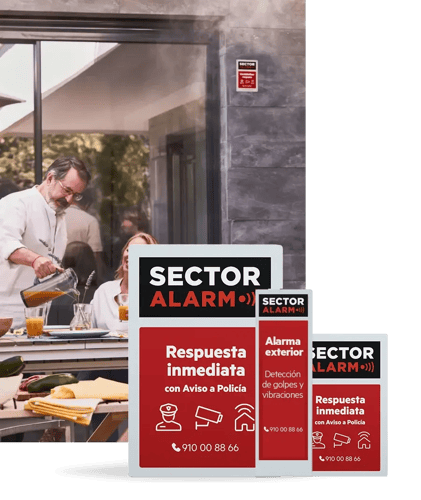 Seguridad pasiva son las pegatinas y adhesivos de los sistemas de alarmas