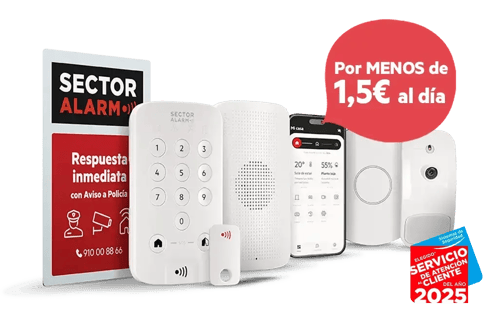 Alarmas para casa de Sector Alarm