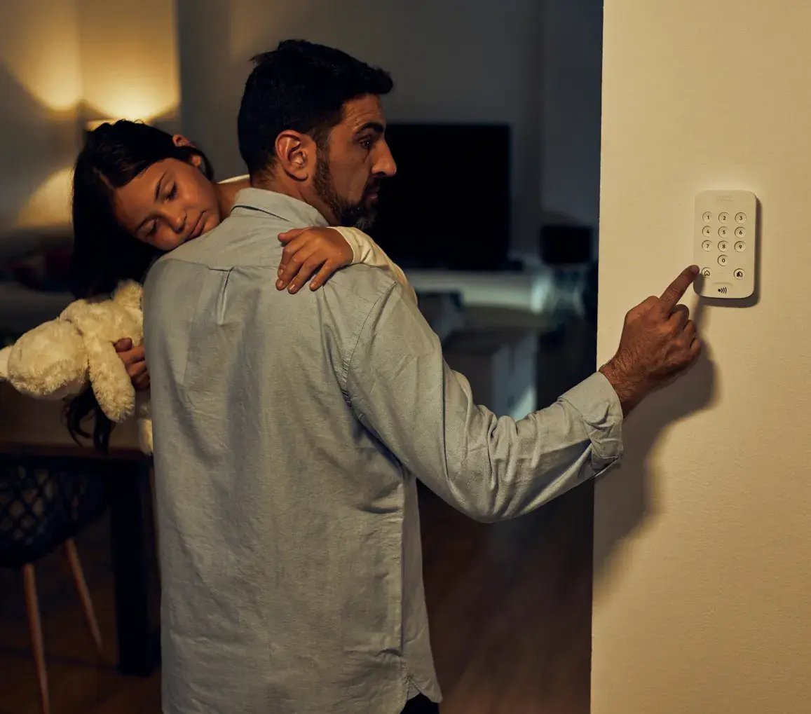 Activar y desactivar tu sistema de alarma