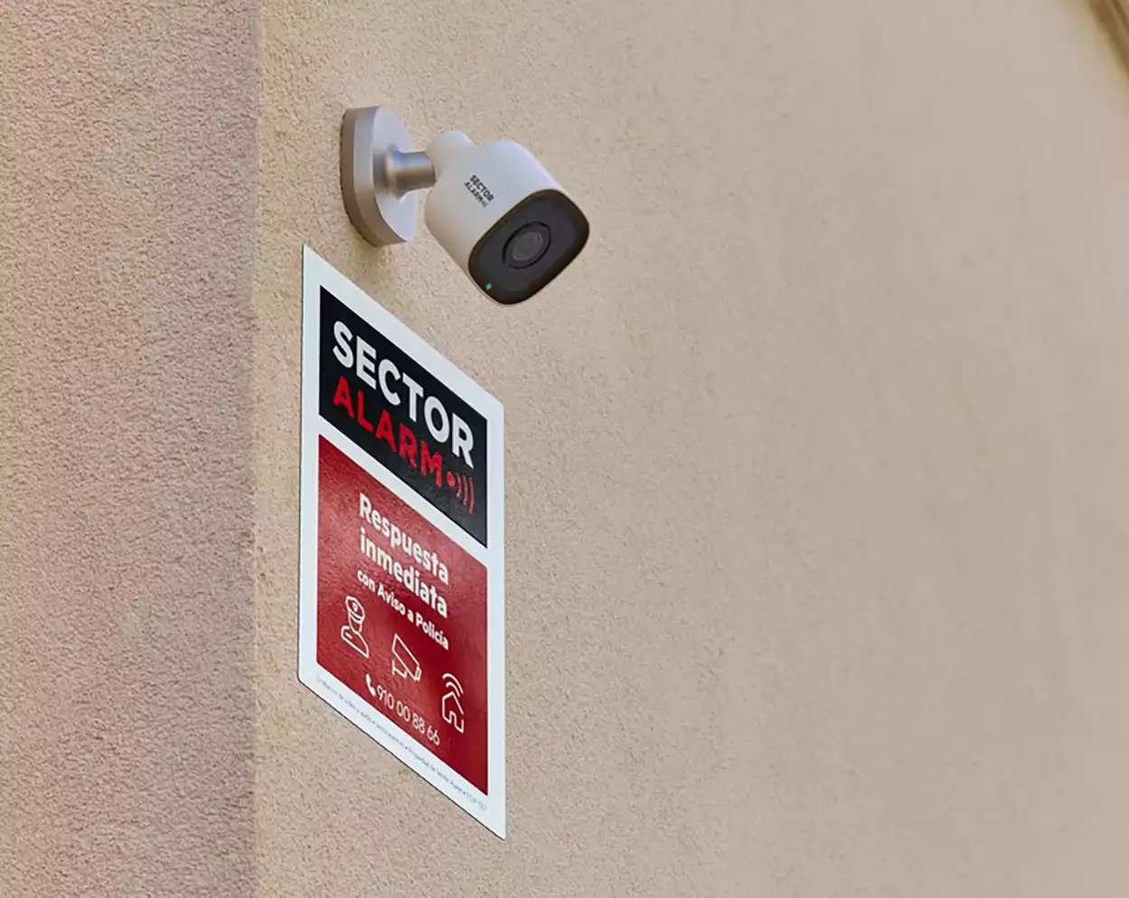 Señales disuasorias que evitan robos, visibles incluso en la oscuridad