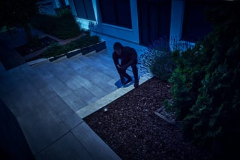 Détection d'un individu par notre système d’alarme maison