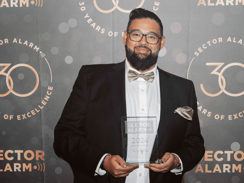 Filip Kotlar om resan till 1000 sålda larm