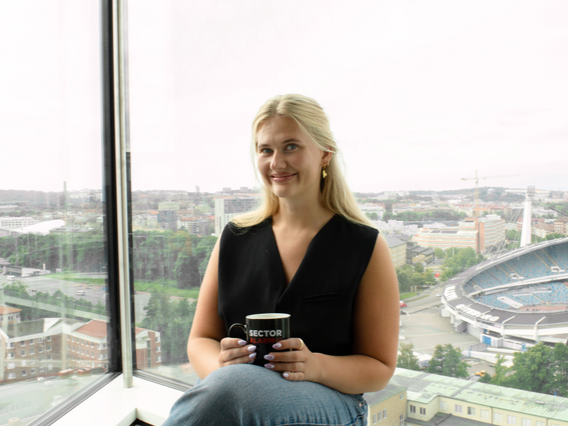 Hillevi Faktus Roxström dröm om att få jobba med säkerhetslösningar