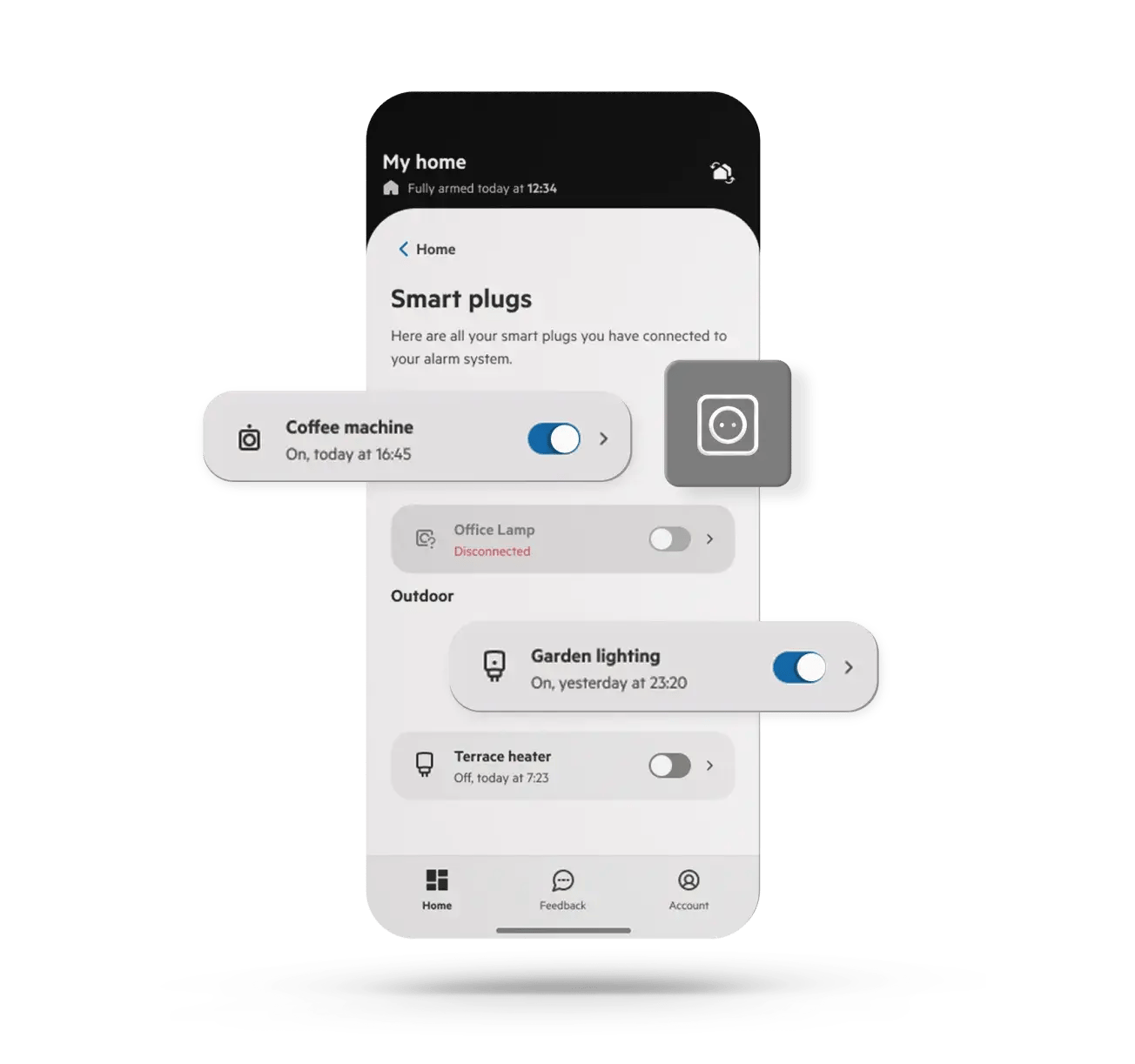Manage your appliances and lights