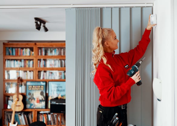 Trygga installationer av Sector Alarms trygghetsexperter