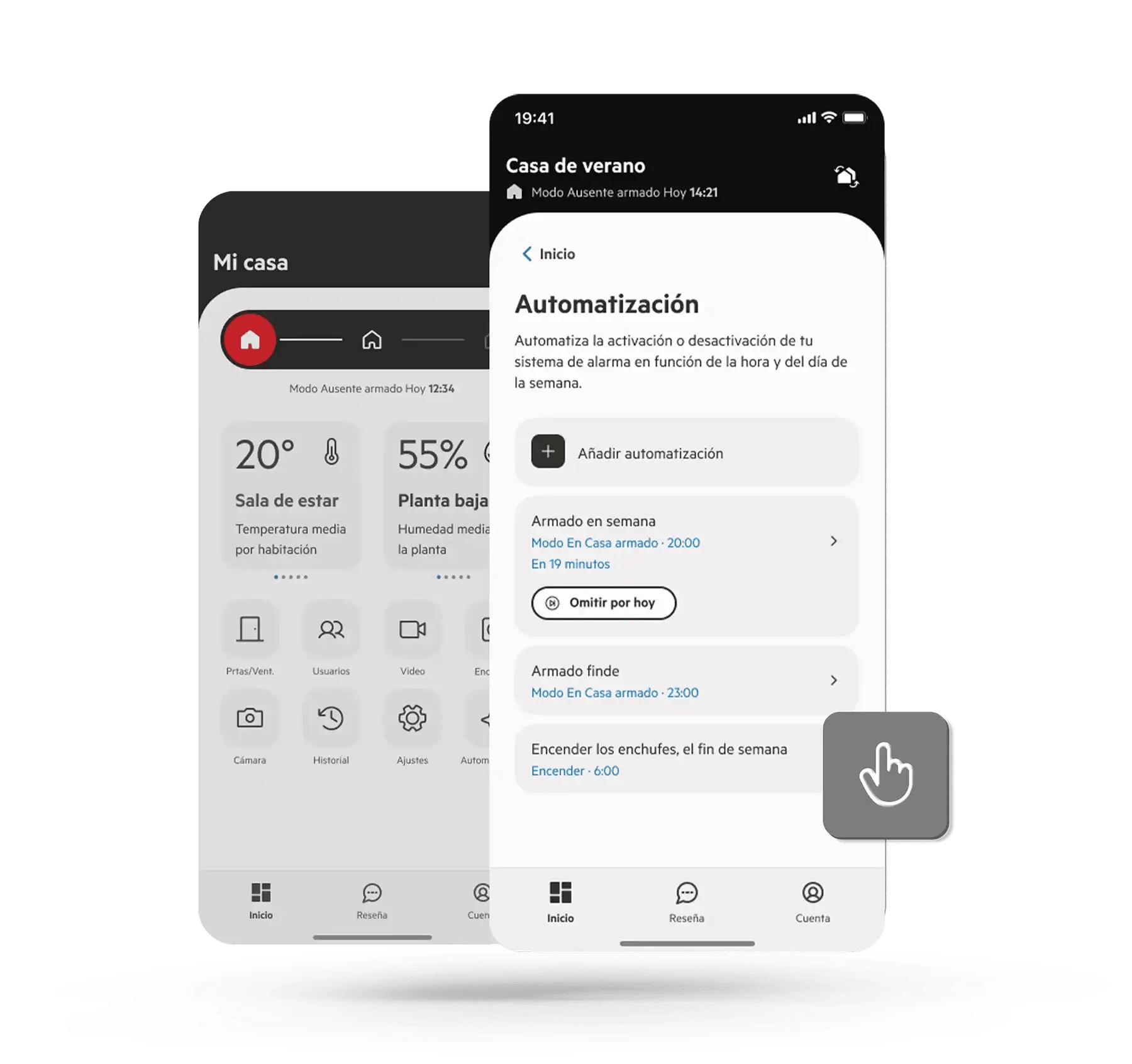 Automatiaciones de tu alarma en la App