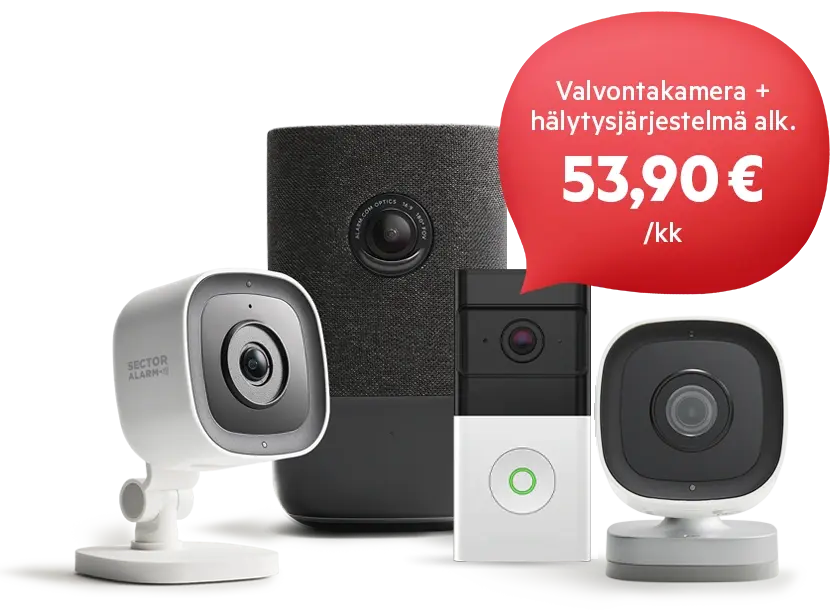 Täydennä hälytysjärjestelmääsi valvontakameralla