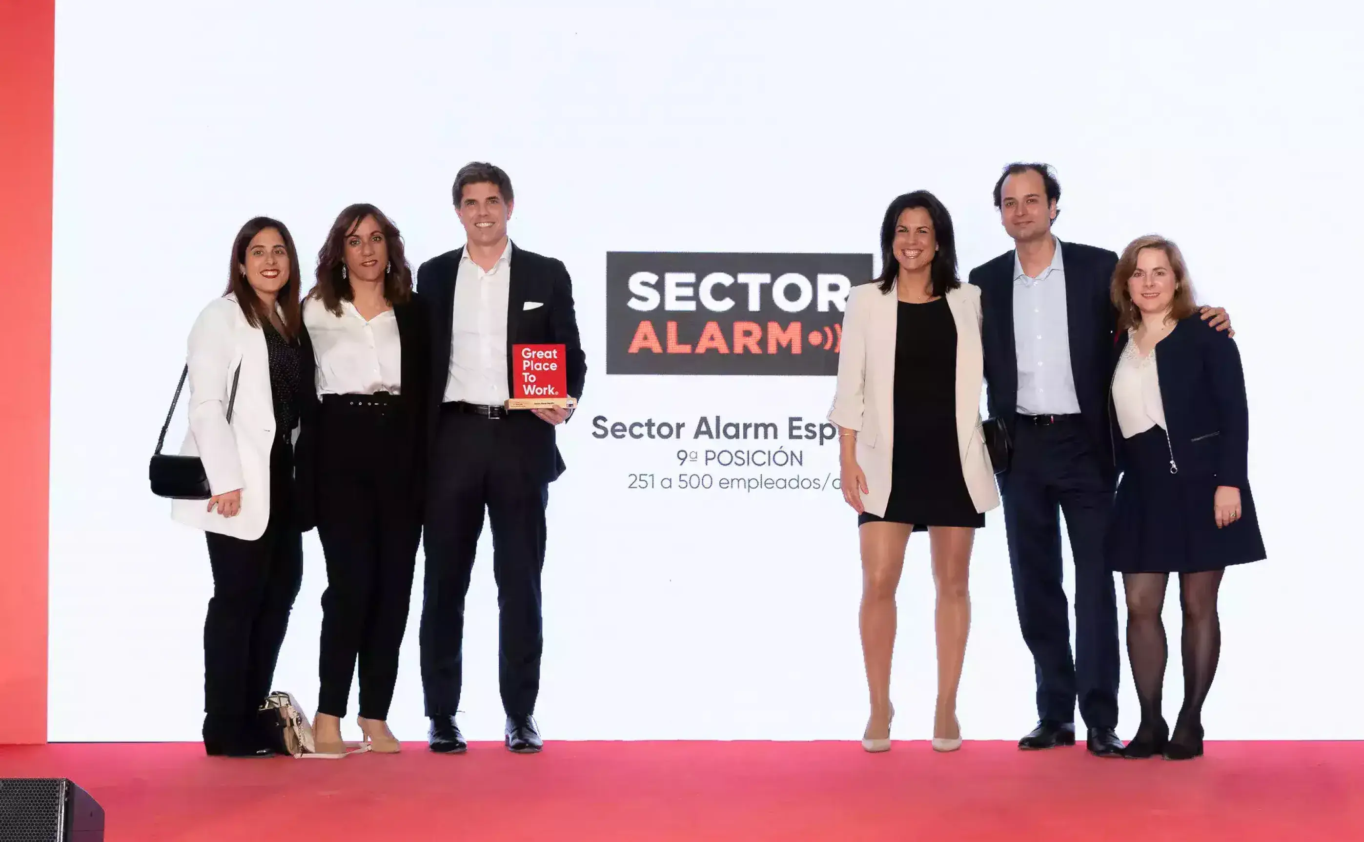 Sector Alarm reconocida, un año más, como una de las 10 Mejores Empresas para Trabajar en España en 2024