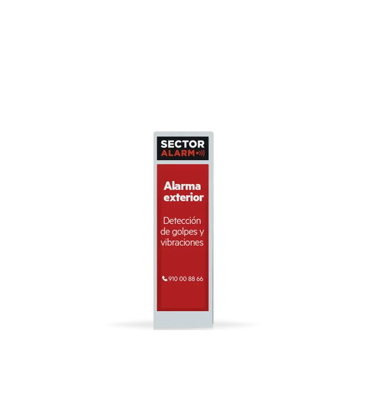 Placas y adhesivos de alarma