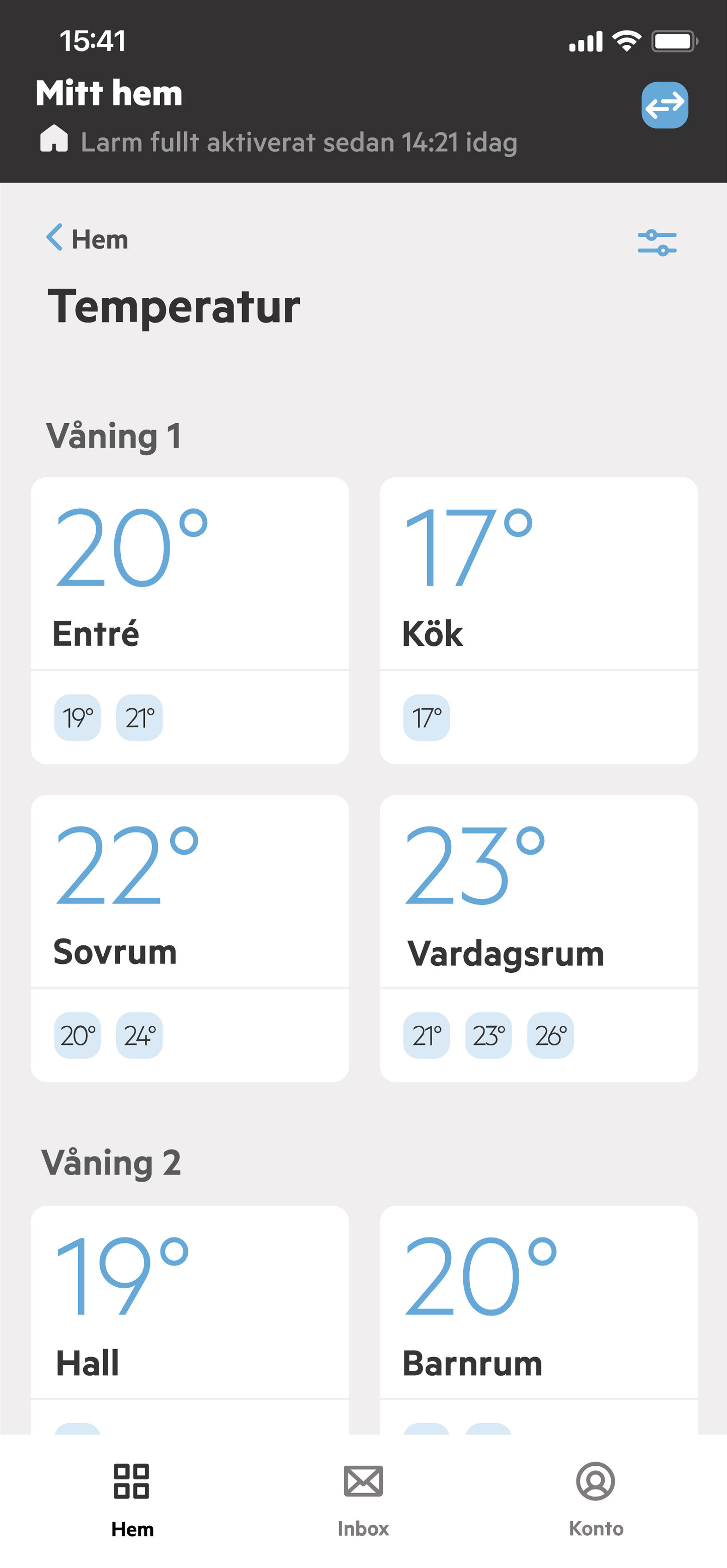 Ha koll på temperaturen